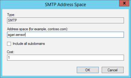 SMTP Address Space