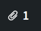 The Attachments icon shows how many attachments were found in an investigation.