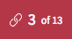 The URLs icon has a red background when one ore more found URLs are considered malicious.